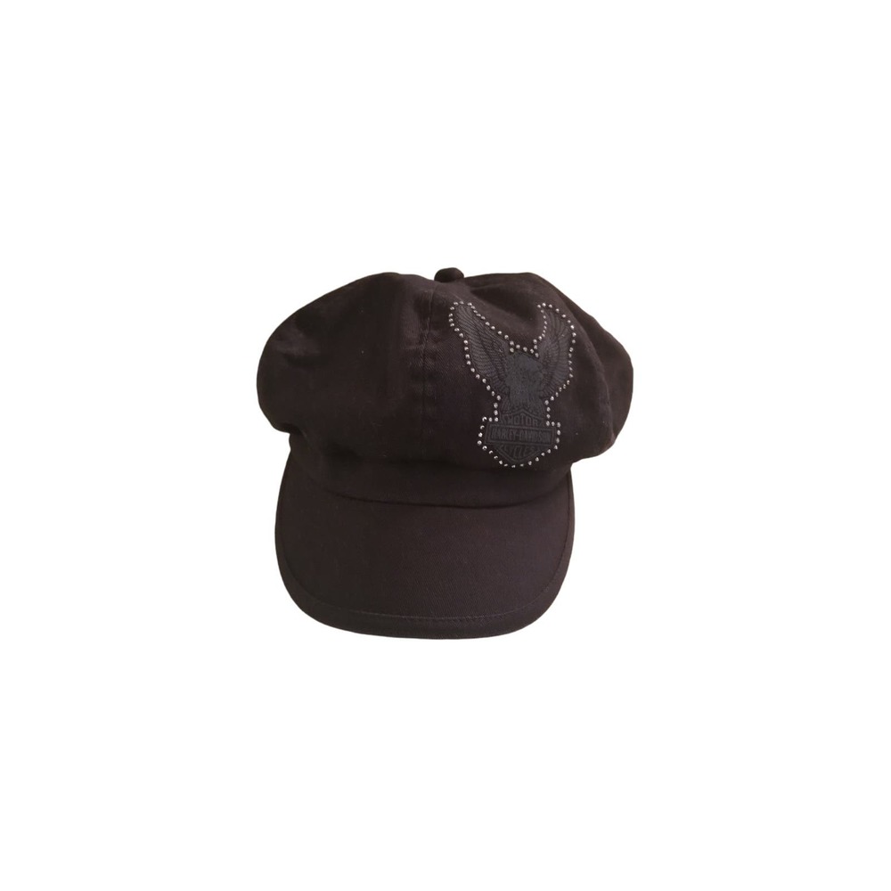 Women's Harley Davidson Newsboy Hat Rhinestones